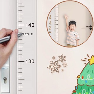 클라이트 그 날 기록 어린이 키재기 스티커 2미터 투명색 아이 키재기 스티커