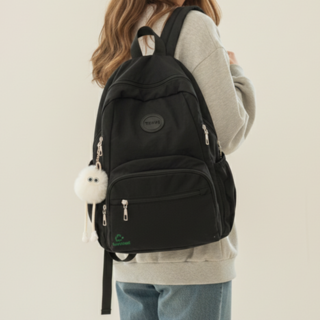 쿠위트 가벼운 캐주얼 여성 방수 백팩 320g