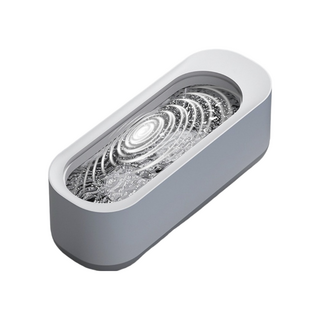 【德利生活】可攜式超音波清洗機 殺菌 洗眼鏡機 超聲波清洗機 隱形眼鏡清洗 多功能洗 珠寶 首飾 假牙 餐具, 銀色