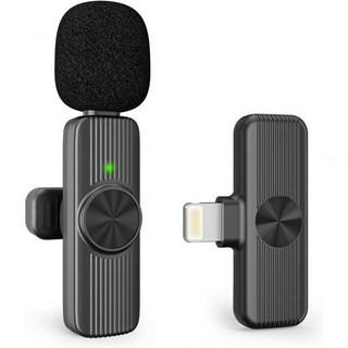 아이폰 녹음용 무선 라발리에 마이크아이폰 15용 아님 오디오비디오 휴대용 클립온 마이크 콘텐츠 제작자를 위한 라펠 라브 유튜버틱톡, 1개