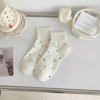 诸暨袜子女秋冬纯色棉袜女士船袜白色袜子秋季无骨袜批发女袜短袜