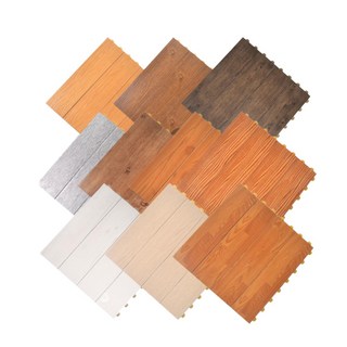 베란다확장 간편설치 우드 조립매트 바닥깔판 욕실 조립데크 간편청소, 우드색, 1개