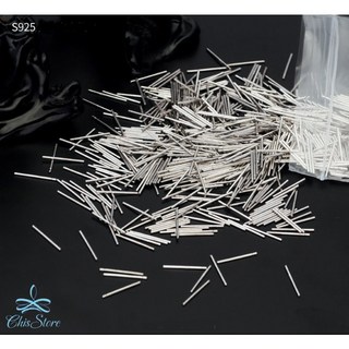 CHI 韓國耳釘 純銀耳針 S925純銀耳環 基礎款耳飾 保養耳洞 防過敏耳環 耳骨耳環 抗敏耳棍 銀耳棒 養耳針