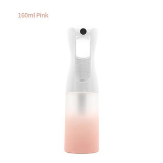 고압세척기 무선 휴대용 모터 연속 미스트 액체 리필 가능한 빈 스프레이 병 물 알코올, 160ml 핑크, 1개