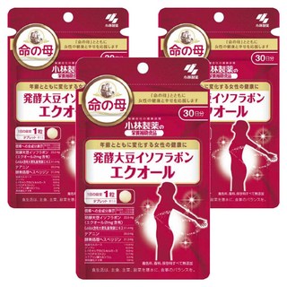 小林製藥 發酵大豆異黃酮益壽糖 30粒, 3個, 30顆