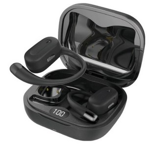 아이리버 귀걸이형 무선 블루투스 이어폰, IB-O1BK, 블랙