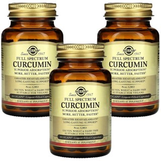 Solgar Curcumin 커큐민 액상캡슐 30정 3개