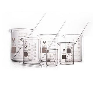 玻璃燒杯 耐熱材質 精準刻度 實驗 烘焙適用, 1個, 燒杯25ml