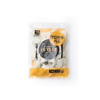 아워홈 행복한맛남 한입 만두카츠, 1개, 1kg