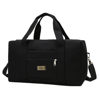 露營中毒本鋪 旅行收納袋 帆布行李包 裝備袋 大容量 旅行露營必備, 卡其, 1個