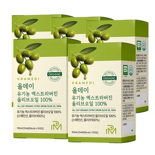 프라메디 산도 0.14 올데이 유기농 엑스트라버진 올리브오일, 5개, 150ml
