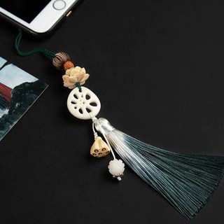 陳情令同款蓮藕蓮蓬花 魔道祖師周邊魏無羨陳情笛穗子掛件