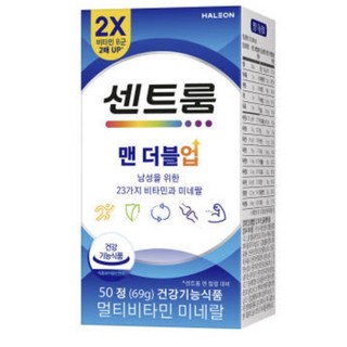 센트룸 맨 더블업 1380mg, 50정, 1개