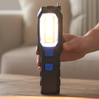 프리즘빔 캠핑 랜턴 충전식 LED 후레쉬 조명 작업등, 상세페이지 참조, 1개