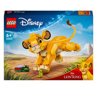 레고 디즈니 아기 라이언 킹 심바 43243, 혼합색상, 1개