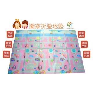 JoyceMats 遊戲地墊 台灣製造 SGS檢驗合格 200*140公分, 粉藍