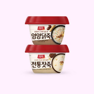 동원 양반 전통잣죽 285g x 12개 + 영양닭죽 285g x 12개, 1세트