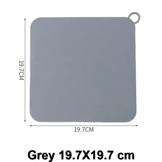 1/2개 실리콘 바닥 배수구 냄새 방지 커버 욕실 곤충 차단 밀봉 가정용 하수관 싱크대, 06 Grey 19.7X19.7cm