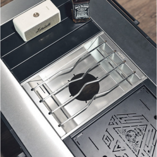 살반 igt 원버너 플레이트 거치대 플랫버너 그릴 오덕스탠드 캠프원 호환 가방포함, 1개