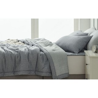 레노마홈 이든 겨울 차렵이불 양면패드 베개 세트