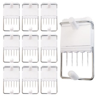 애니핀플러스(10p) 벽지핀 못없이 액자걸이 벽걸이 핀 후크 고리 걸이, 화이트, 10개