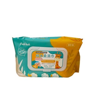 Finetech 釩泰 象寶寶 狐狸 長頸鹿 濕紙巾 外出用 露營用, 1個