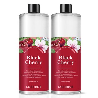 코코도르 퍼퓸 디퓨저 리필, 블랙체리, 500ml, 2개