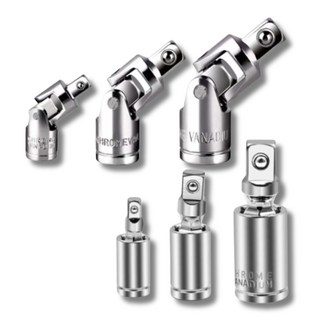 tinduo 360 도 회전 너클 소켓 어댑터 복스알 변환 아답타 공기 충격 워블 어댑터 소켓 도구 6종 세트, 1세트