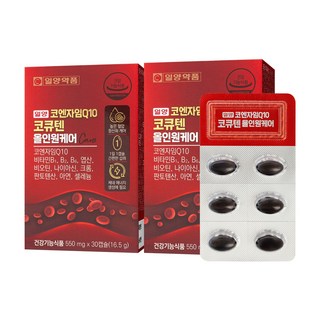 일양약품 코엔자임Q10 코큐텐 올인원케어, 2개, 30정