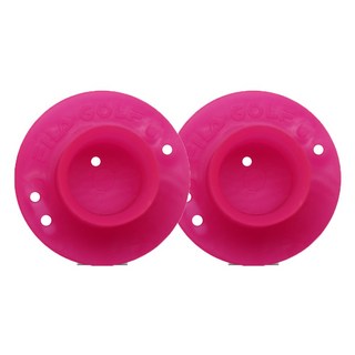 휠라 파크골프 골프티 고무티 티샷 써클티, 2개, 핑크