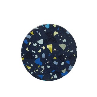 咖啡叔叔 硅藻土水磨石杯墊 隔熱防滑 快速吸水, 1個, 單個 款式3