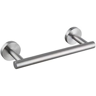 kimzcn 9인치 매트 블랙 핸드 타월 바 SUS 304 스테인리스 스틸 랙 홀더 욕실 벽걸이용, 12-inch, Brushed