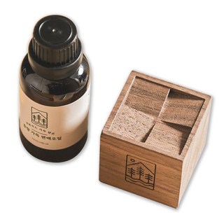 솔향가득 우드 디퓨저 편백오일 천연 아로마 오일 테라피, 1개, 10ml, 편백(타입01)