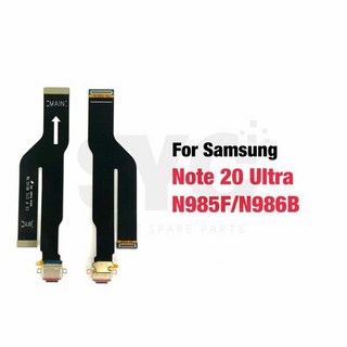 Samsung Note 20 Note 20 Ultra 5G USB 충전 보드 독 포트 플렉스 케이블 수리 부품 용 원본, 1개, [01] Note20Ultra N985 986