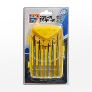 [알파] 드라이버세트 초정밀시계 6P, [5347620]옵션없음, 1개