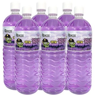 산도깨비 에탄올 워셔액 라벤더향 1.8L x 6개
