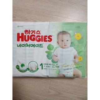 하기스 신형 네이처메이드 기저귀 밴드형 남여공용, 1단계, 66매