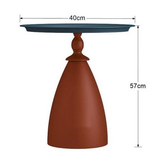 틈새테이블 작은 커피 테이블 침대 옆 거실 발코니 조합 소파 사이드 캐비닛 코너 연철 간단한, 6