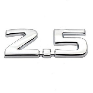 3D 금속 S 2.5 3.7 후면 트렁크 사이드 펜더 엠블럼 배지 IPL 스티커 인피니티 Q50 Q50S Q50L G37 Q30 Q70, 06 2.5, 1개