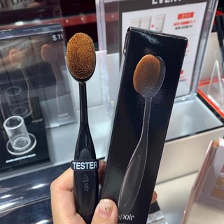 eSpoir/艾絲珀鬆軟長柄粉底刷化妝刷遮瑕修容腮紅新手高光鼻影刷, 1個, 黑色刷子（不可試用）