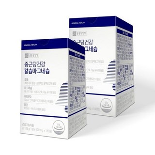 종근당건강 프리미엄 칼슘 마그네슘 (180정2개입), 360정, 1개