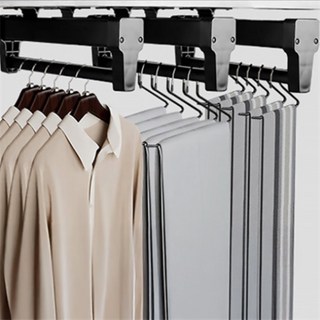 정그리마켓 레일 행거 원룸옷장행거, 화이트