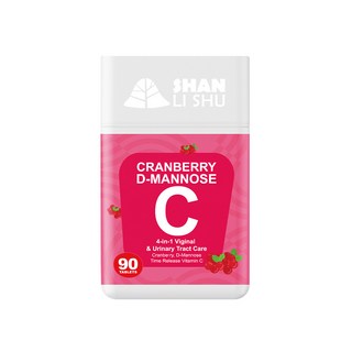 山立樹蔓越莓甘露糖維他命C 含前花青素45mg 4合1呵護 改變細菌叢生態 私密專屬益生菌, 1個, 90顆