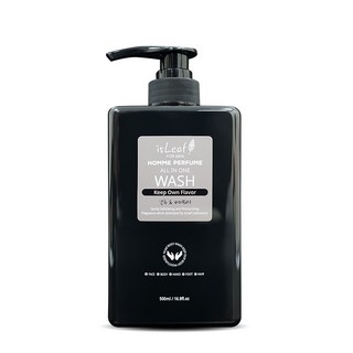 isLeaf男士香氛全效沐浴露，一瓶搞定洗髮沐浴，溫和去角質，深層滋潤，平衡油脂，展現男士魅力, 1件, 500ml