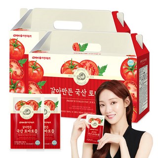 GNM자연의품격 갈아만든 국산 토마토즙, 50개, 100ml