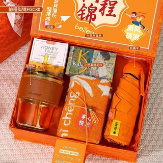 公司活動團建開業實用禮品企業員工入職禮物商務伴手禮創意禮盒, 前程似錦FGC80, 1個