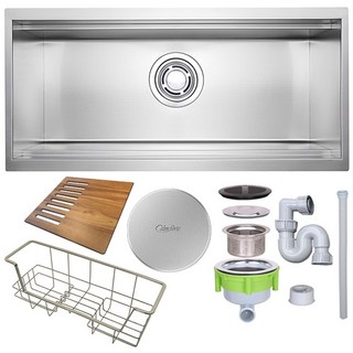 백조씽크 깜뽀르테 950L세트 엠보코팅 사각싱크볼 주방씽크볼 교체, 1세트