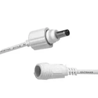 IP67~IP68 방수 DC 12V 케이블 2.1mmx5.5mm 남성 여성 연장 전원 와이어 0.5m 1m 2m 3m 5m 야외 LED 카메라, 12 White 3m, 1개