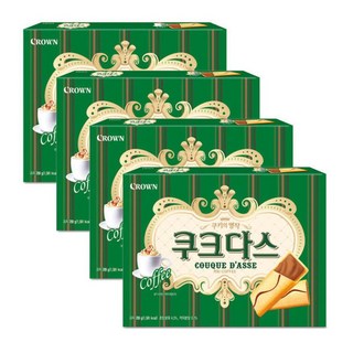 쿠크다스 커피 289g 4팩, 4개