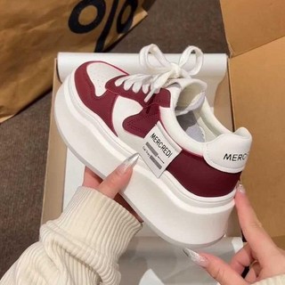 休閒平底鞋 時尚休閒鞋 厚底內增高小白鞋 老爹鞋 ins潮百搭運動板鞋